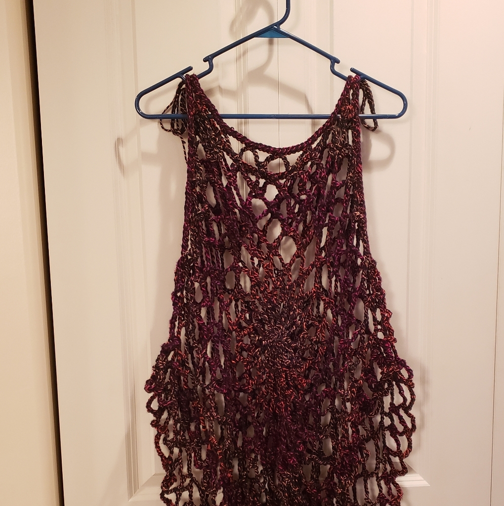 Hand Crocheted Mandala Tank